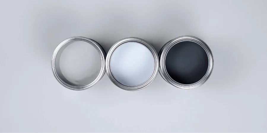 Six gallons of paint, representing a combined weight of 30kg.